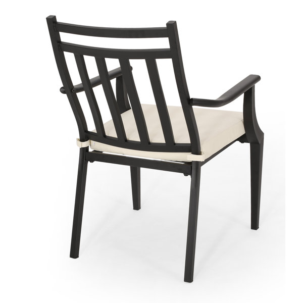 Gracie Oaks Johnstown Patio Dining Chair with Cushion & Reviews Wayfair